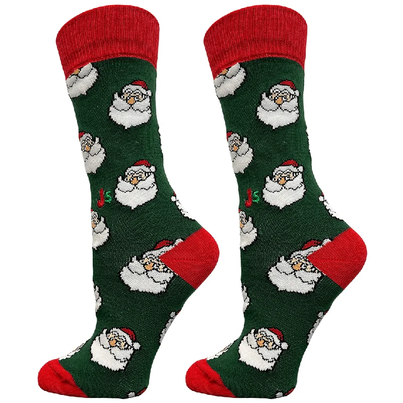 Jolly Santa Women's Crew Socks