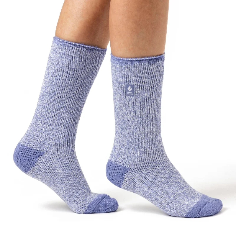 Ladies Original Lisbon Heel & Toe Socks - Denim