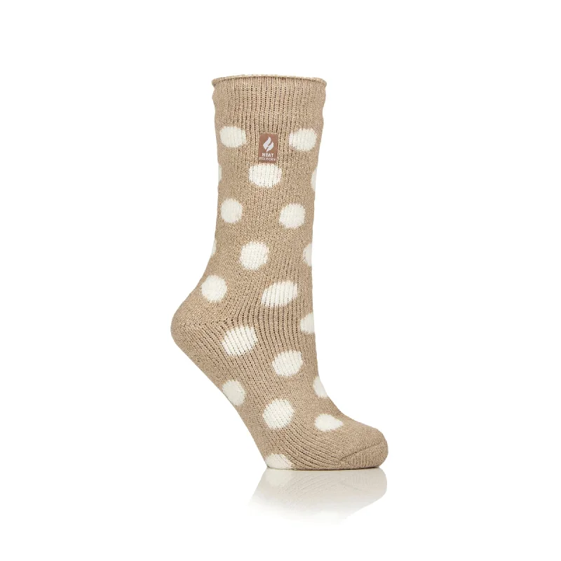 Ladies Original Jacquard Socks - Oat Spots