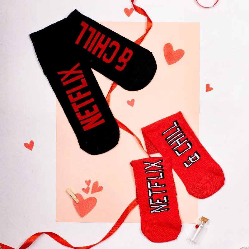 Let's Binge Together Pack of 2 Socks