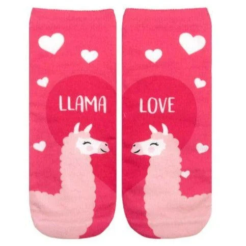 Llama Love Ankle Socks