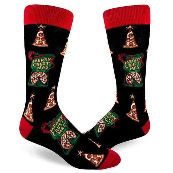 Merry Crustmas Men's Crew Socks