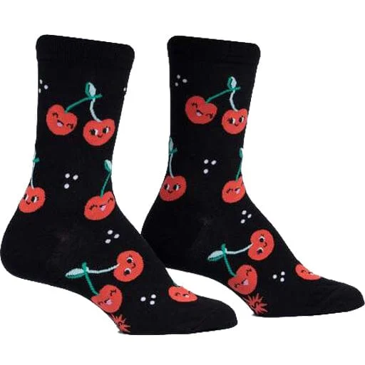 Mon Cherry Women's Crew Socks