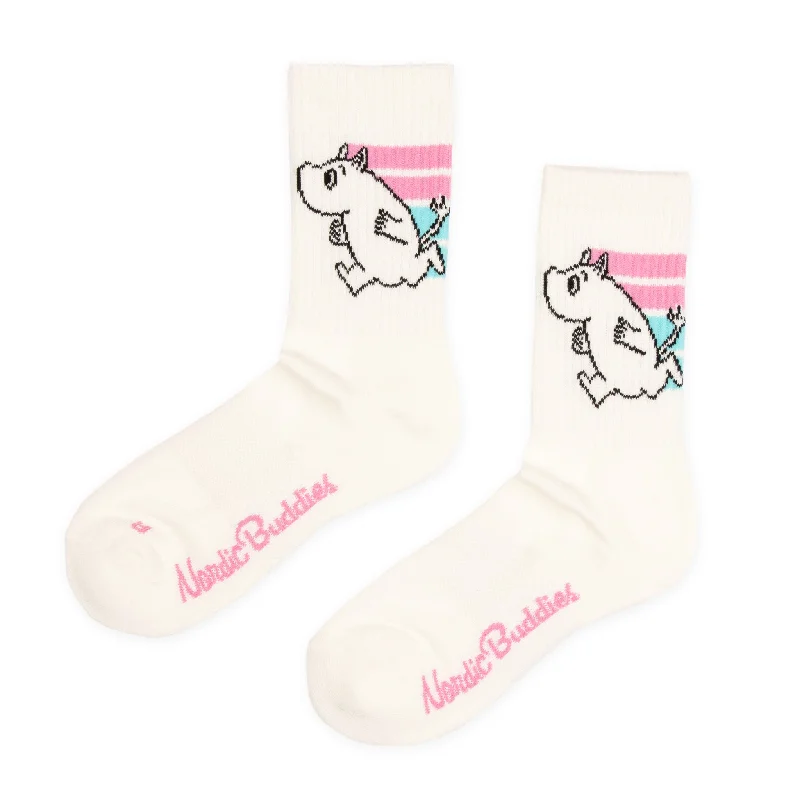 Active Crew Women´s Socks - White/Pink