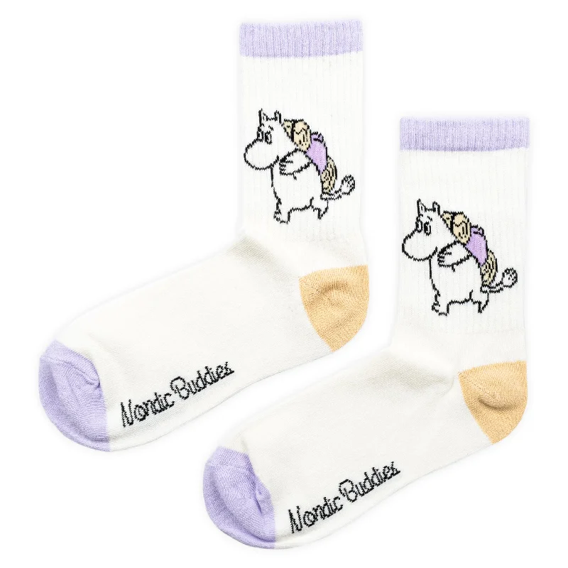 Moomintroll Camping Women´s Retrosocks - White