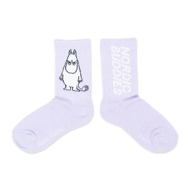 Moomintroll Angry Women´s Retrosocks - Lilac