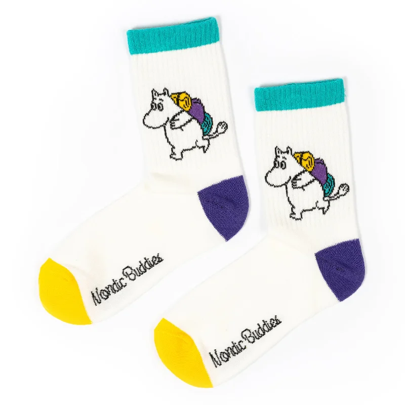 Moomintroll Camping Women´s Retrosocks - White