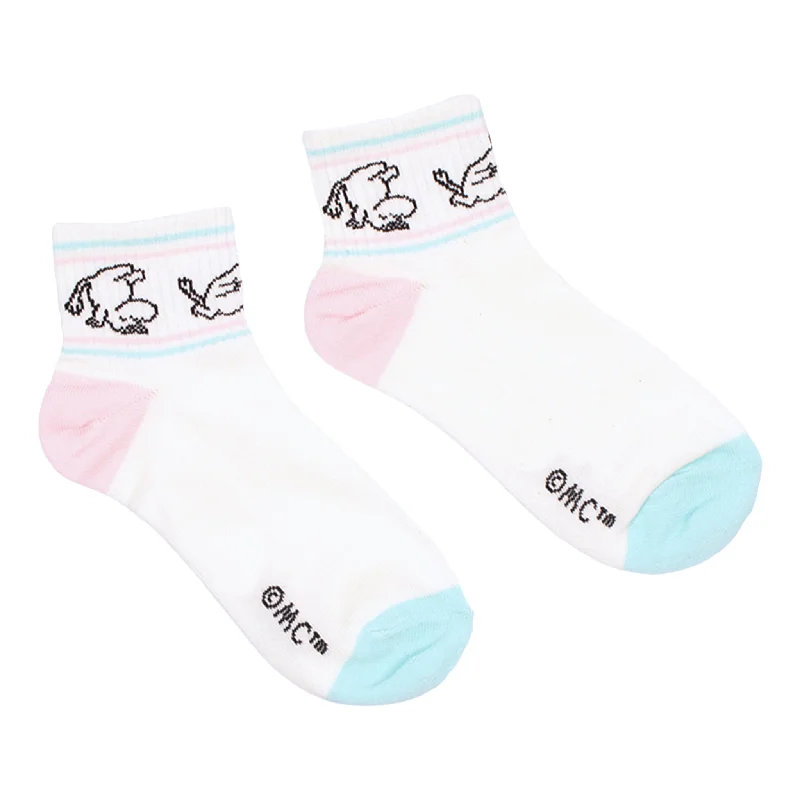 Moomintroll Women's Retro Ankle Socks - White