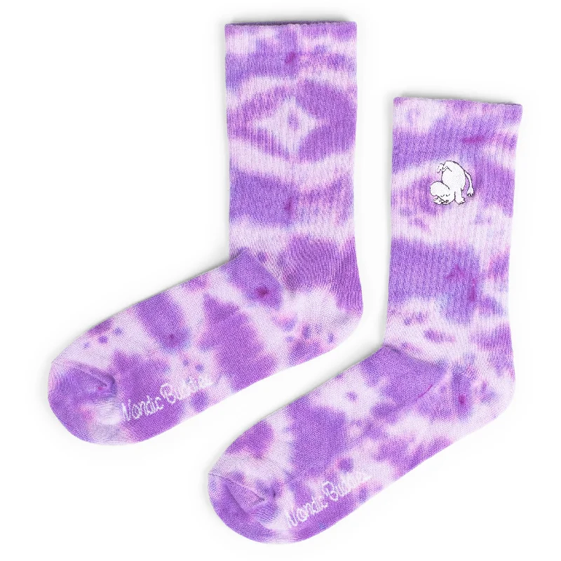 Moomintroll Tie Dye Women's Socks - Purple