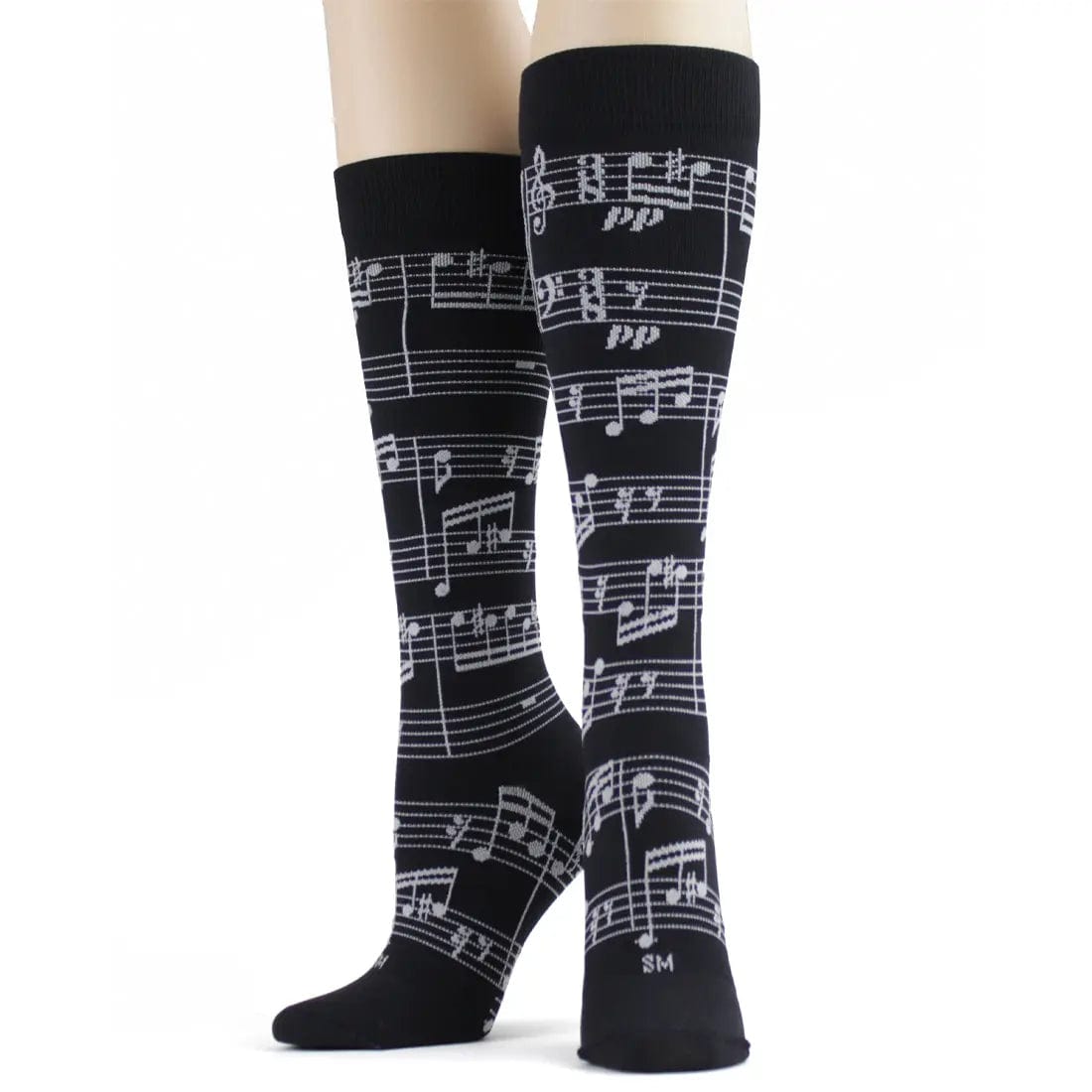 Music Notes Women's Compression Socks