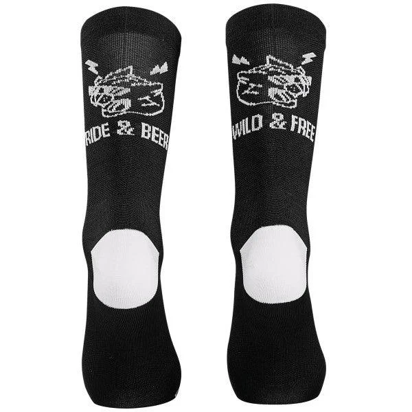 Northwave Ride and Beer Unisex Cycling Socks (Black)