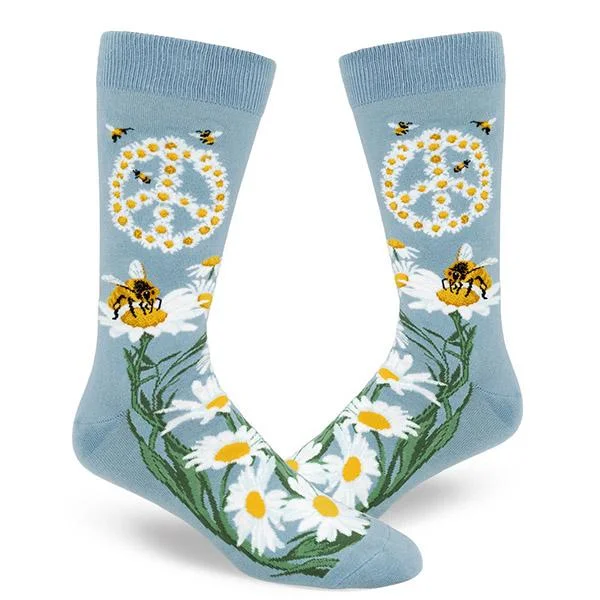 Give Bees a Chance Men's Crew Sock