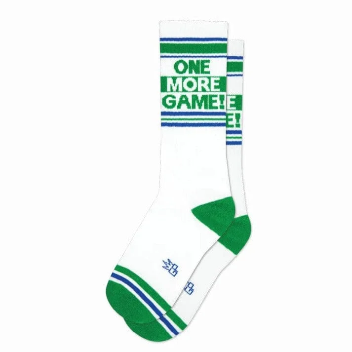 One More Game! Unisex Crew Socks