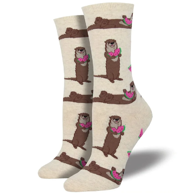 Ottermelon Women's Crew Socks