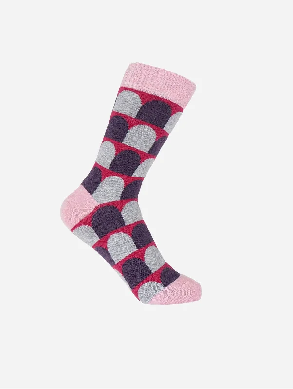 Ouse Women's Organic Cotton Socks |  Pink