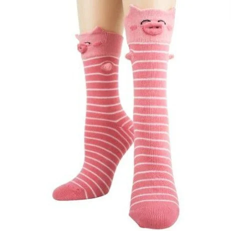 Pig 3D Women's Crew Sock