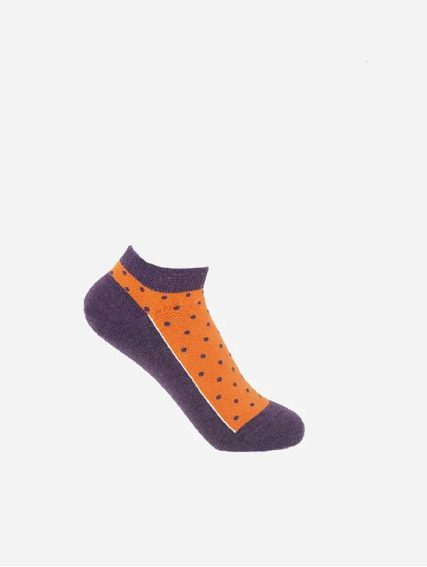 Polka Women's Organic Trainer Socks | Berry