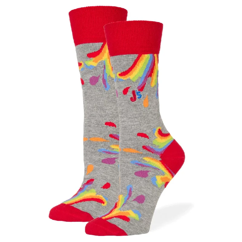 Pride Splash Women's Crew Socks