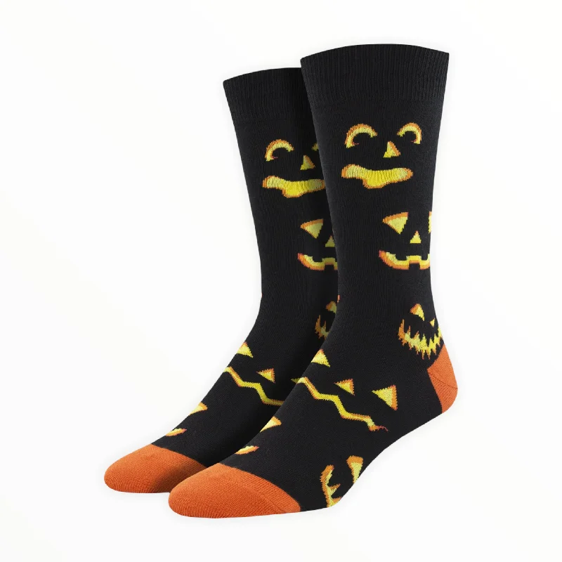 Men's Pumpkin Carving Socks