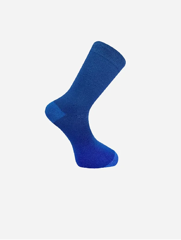 Punchy Unisex Organic Cotton Socks | Blue