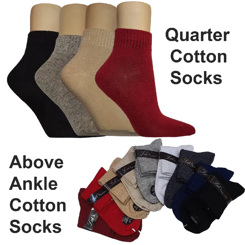 Quarter Cotton Socks