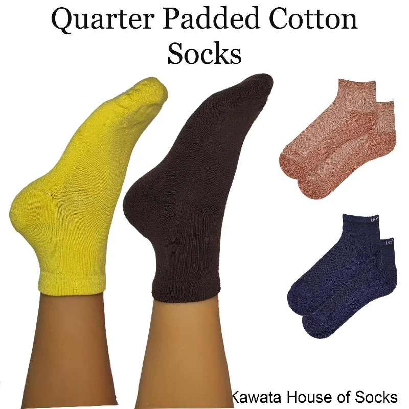 Quarter Padded Socks for Women