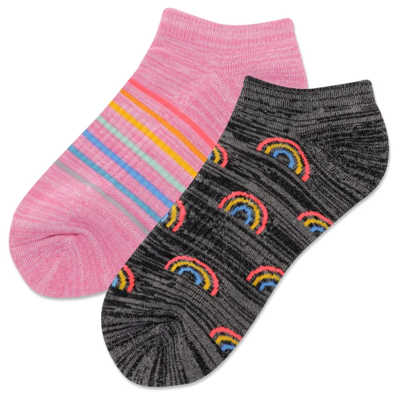 Rainbow Women's Low Cut 2 Pack