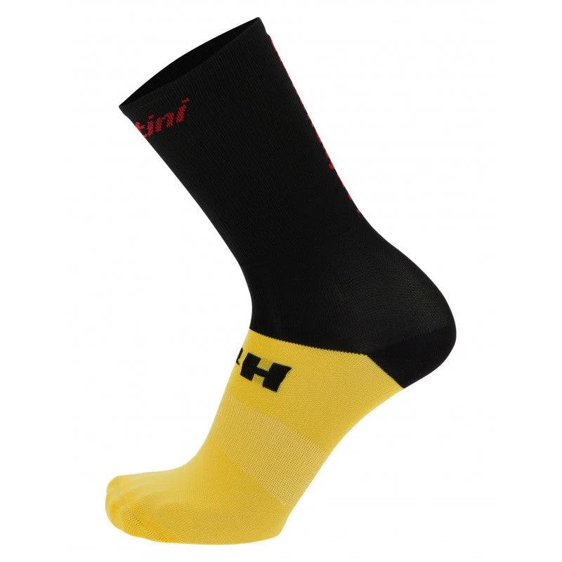 Santini Mur De Huy Mens Cycling Socks (Print)