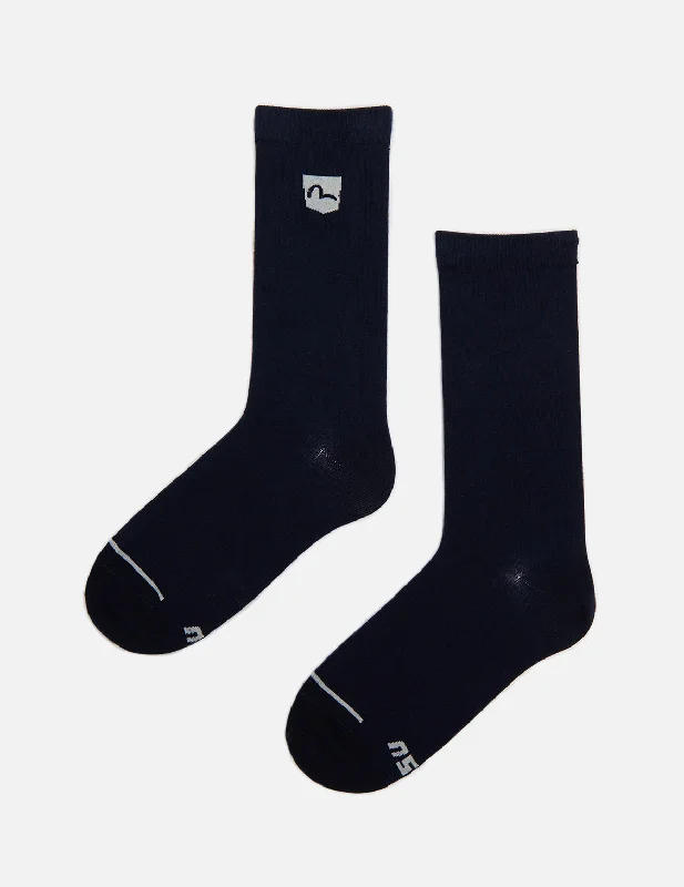 Seagull Pocket Jacquard Long Socks