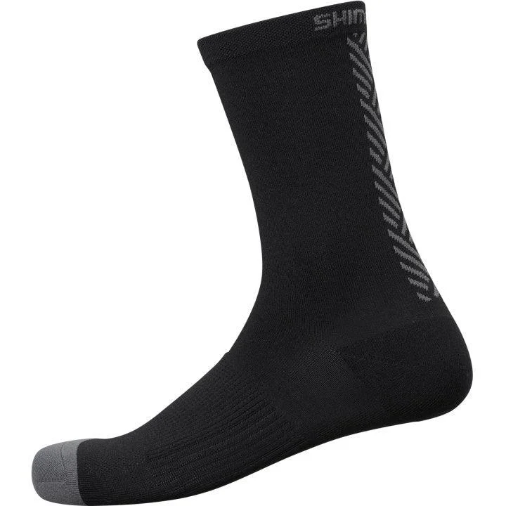 Shimano Original Tall Unisex Cycling Socks (Black Ajiro)