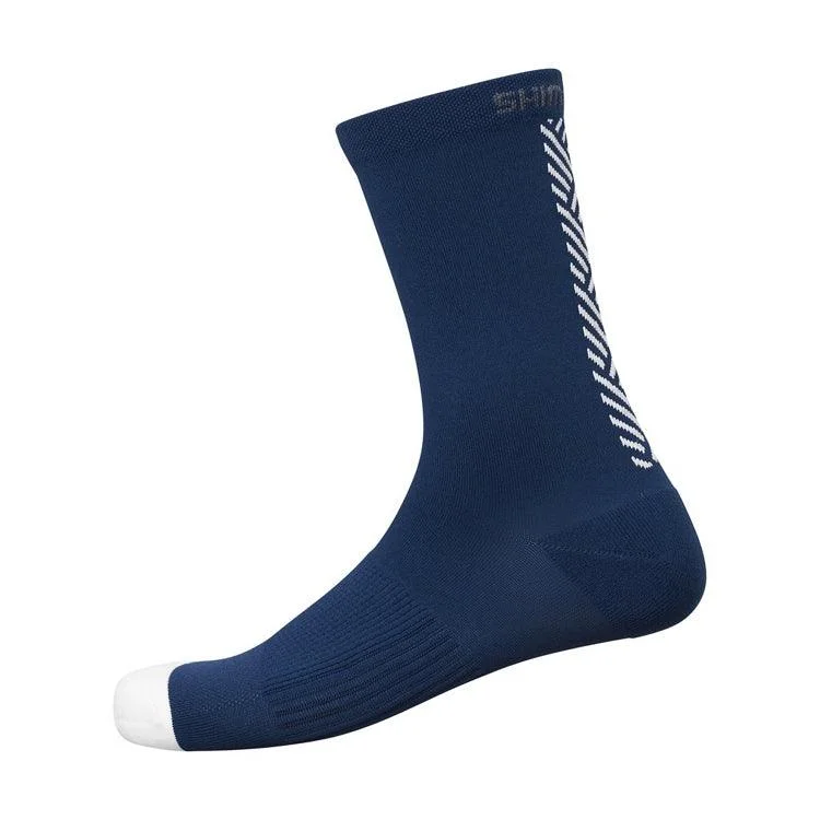 Shimano Original Tall Unisex Cycling Socks (Navy Ajiro)