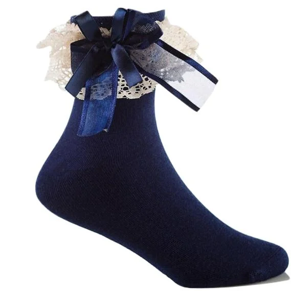 Silk & Ruffle Princess Socks