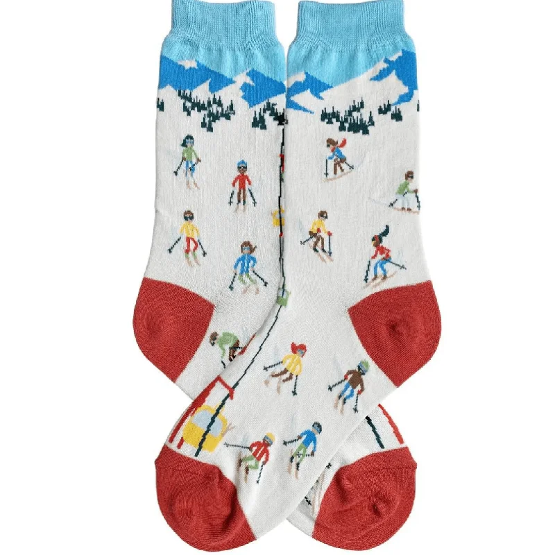 Skiing Women's Crew Socks