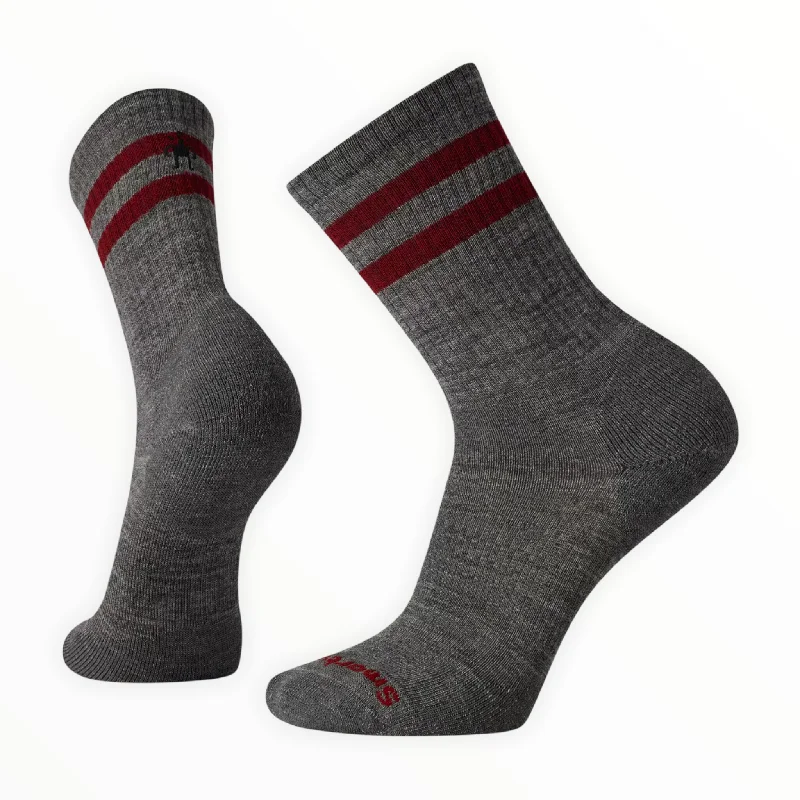 Women's Athletic Targeted Cushion Stripe Crew Socks