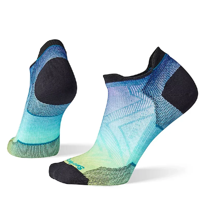 Smartwool Run Zero Cush Ombre Print Low Sock Womens