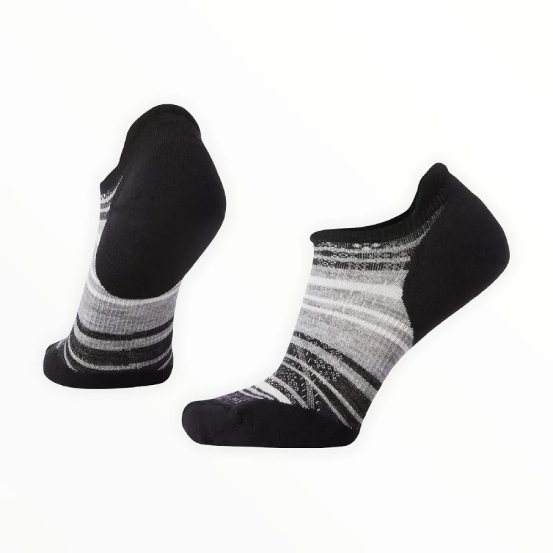 Women's Run Targeted Cushion Striped Low Ankle Socks