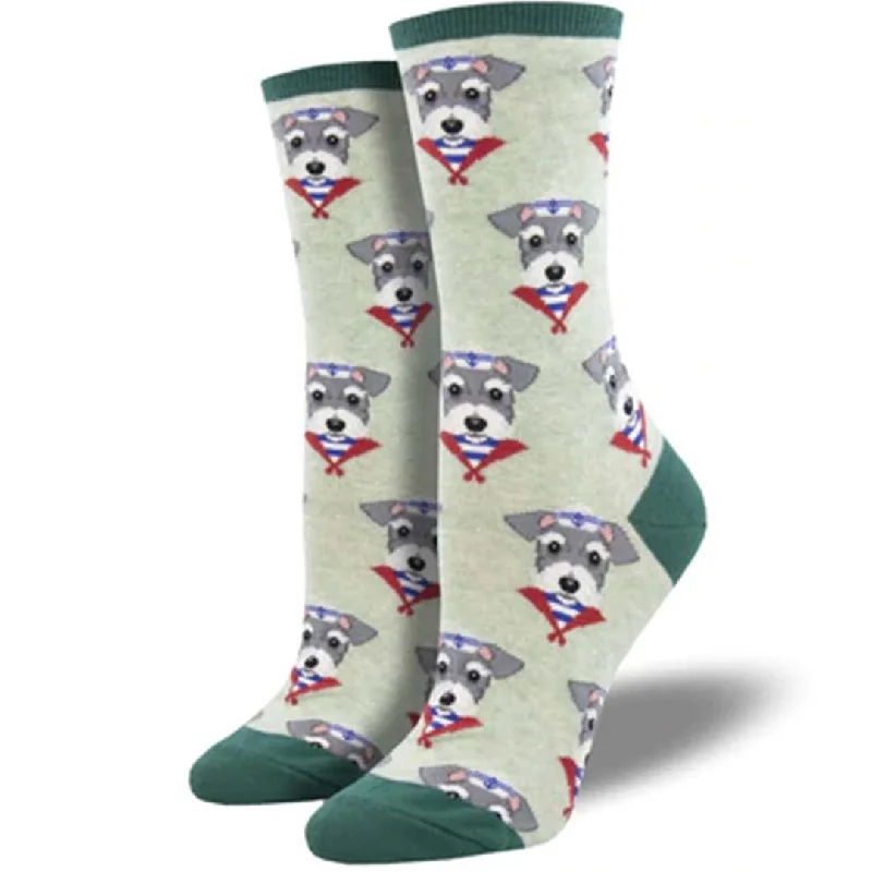 Snazzy Schnauzer Women's Crew Socks