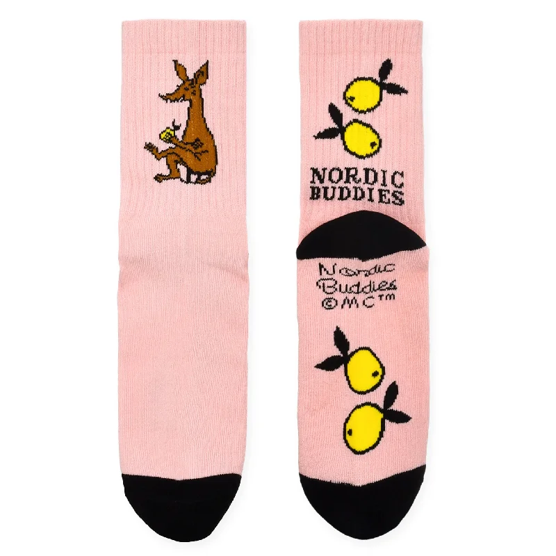 Sniff's Lemons Women's Retrosocks - Light Pink