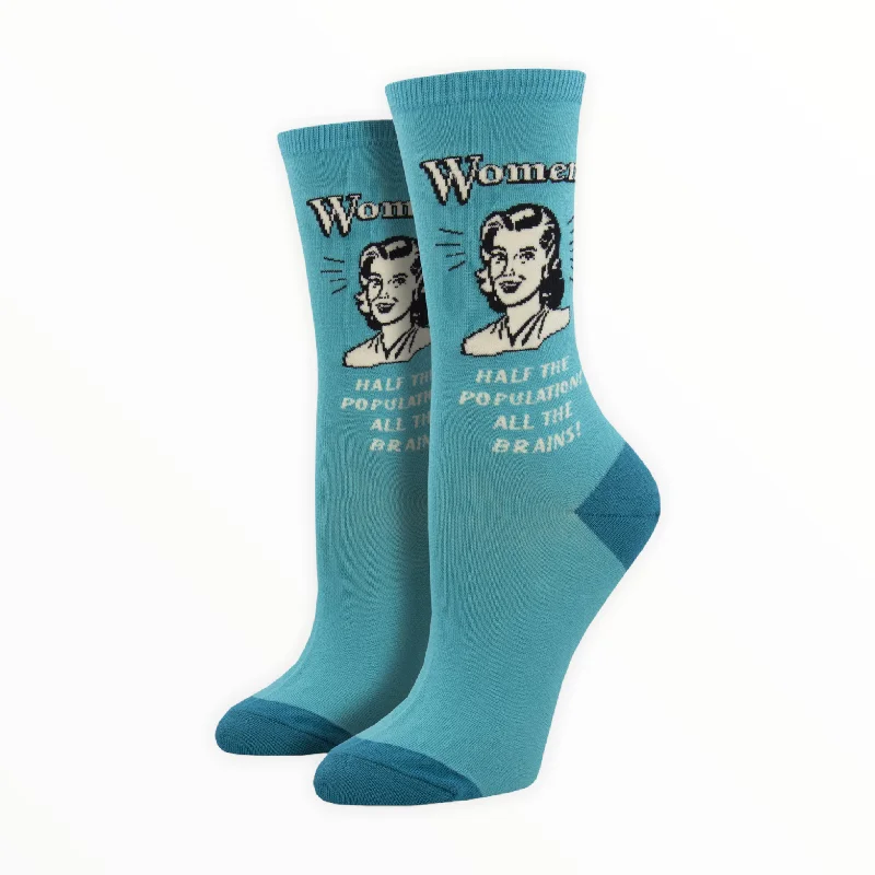 Women's All The Brains Socks