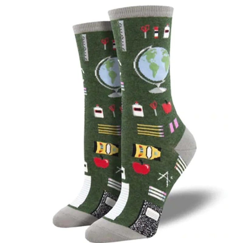 Study Buddies Women's Crew Socks