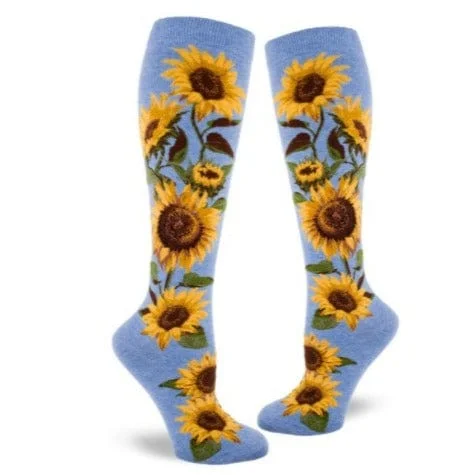 Sunflower Blue Women's Knee High Socks