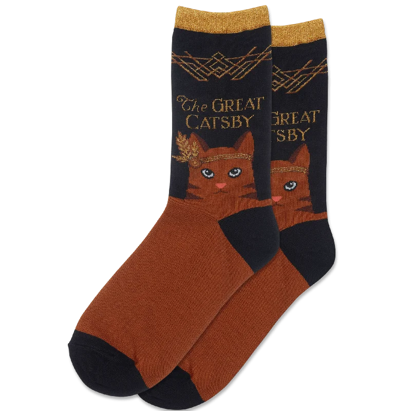 The Great Catsby Women's Crew Socks