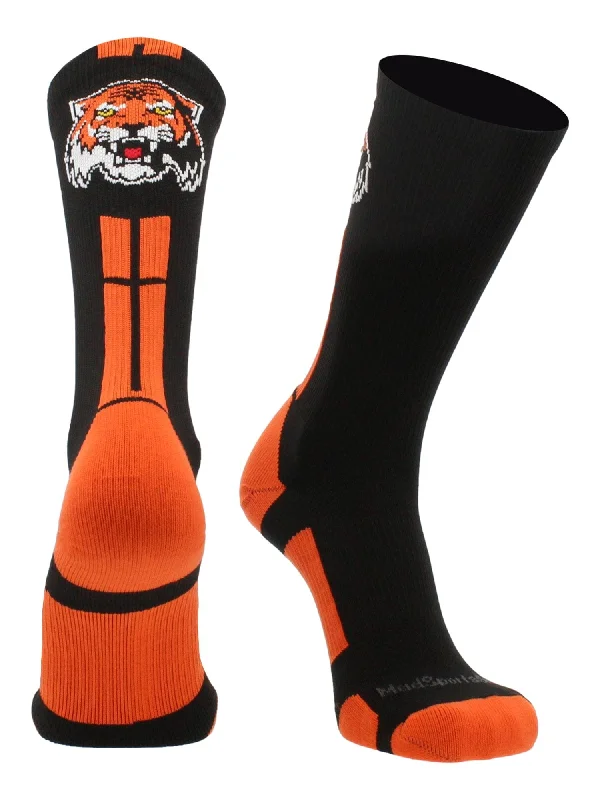 Tigers Logo Athletic Crew Socks (multiple colors)