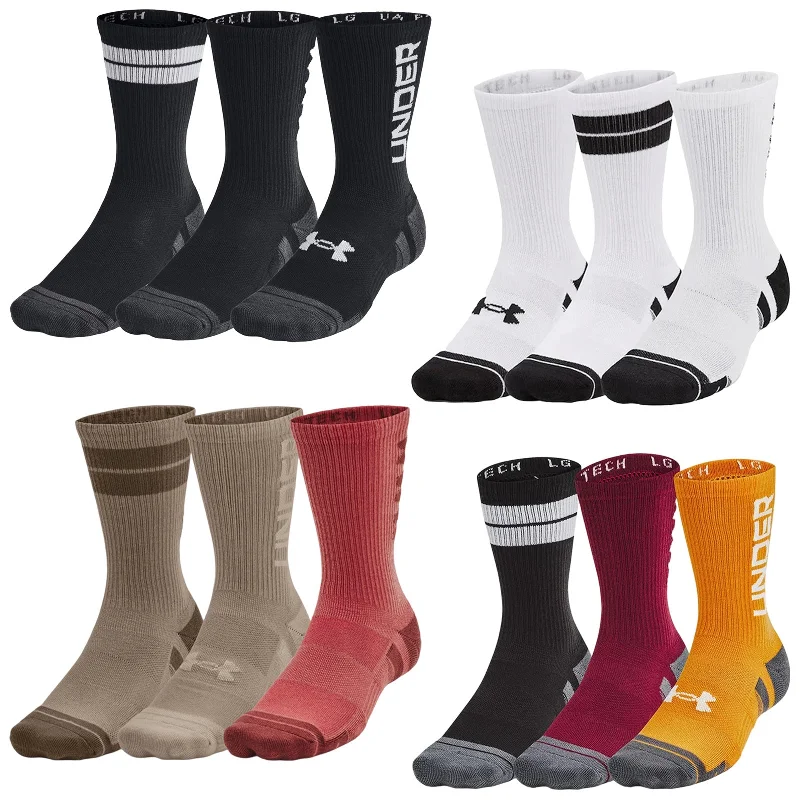 Under Armour Performance Tech Novelty Crew Socks (3 Pairs)