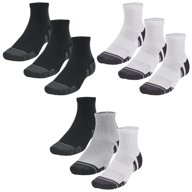 Under Armour Performance Tech Quarter Socks (3 Pairs)