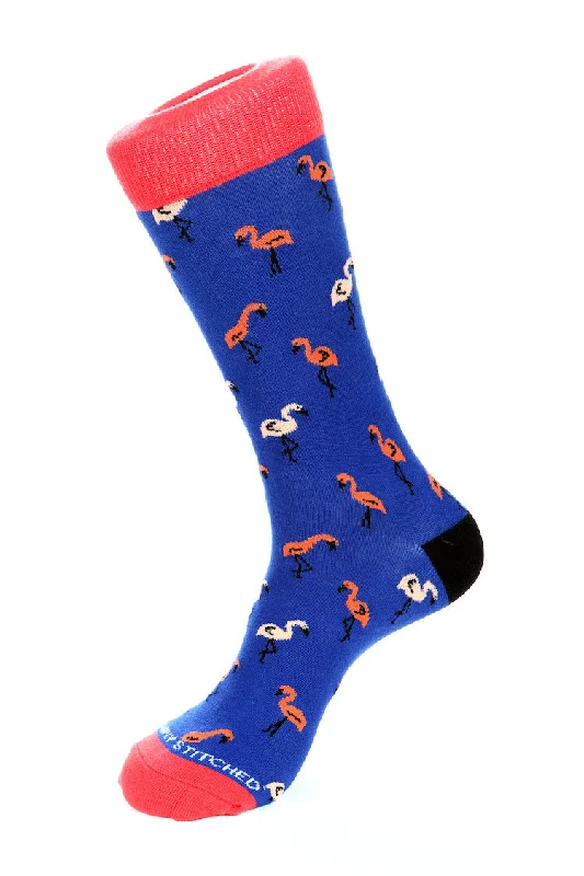 Colored Flamingo Sock