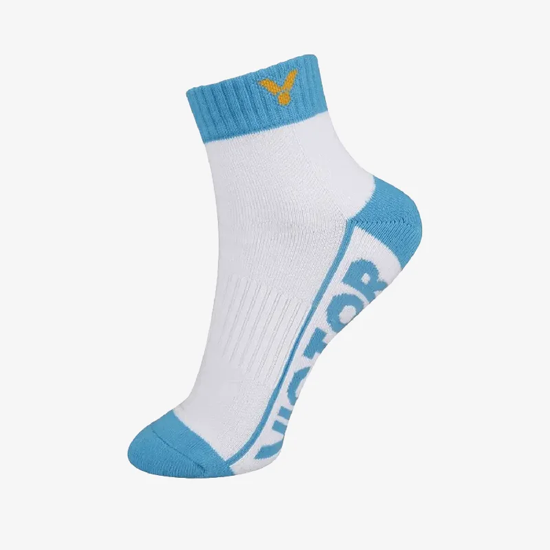 Victor Women's Sports Socks SK235 AM (White/Light Blue)