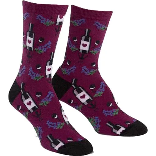 Wine Women's Crew Socks