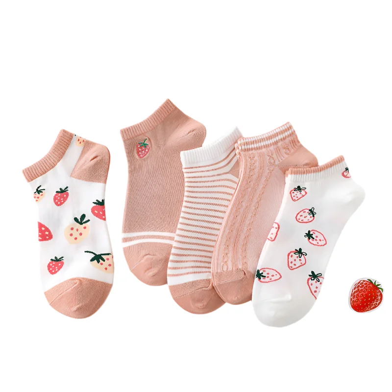 Women Peach Ankles - 5 Pairs