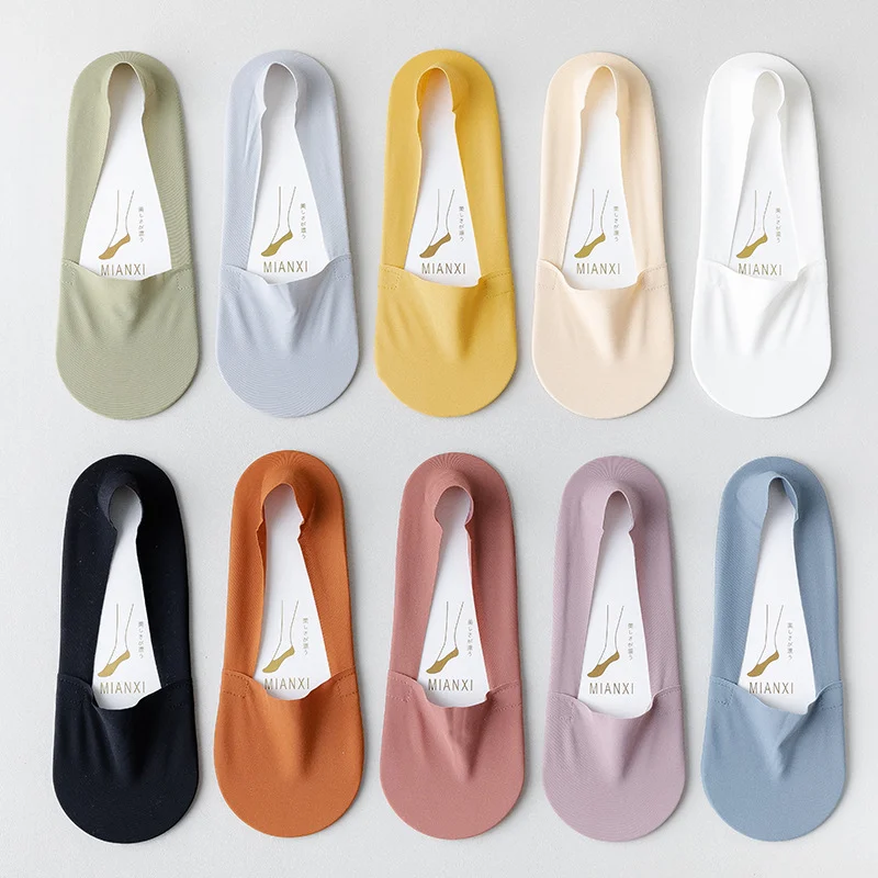 Women's Antislip Pastel Socks- 7 Pairs